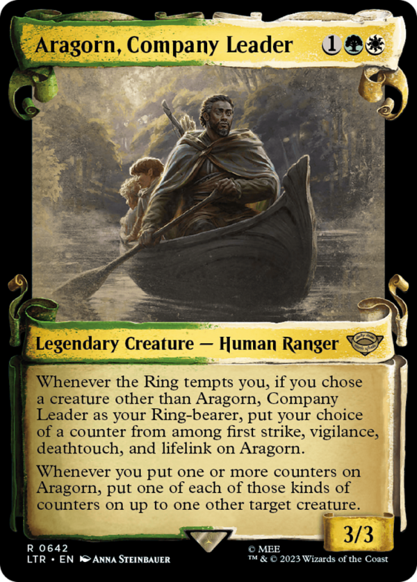 Aragorn, Company Leader [The Lord of the Rings: Tales of Middle-Earth Showcase Scrolls] Supply