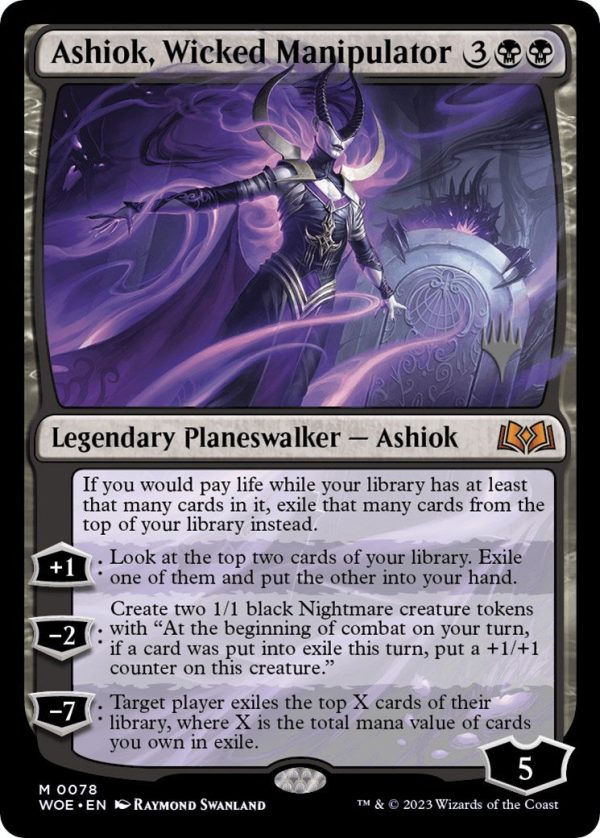 Ashiok, Wicked Manipulator (Promo Pack) [Wilds of Eldraine Promos] Discount