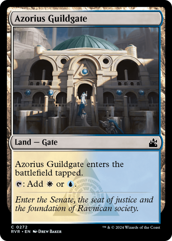 Azorius Guildgate [Ravnica Remastered] on Sale