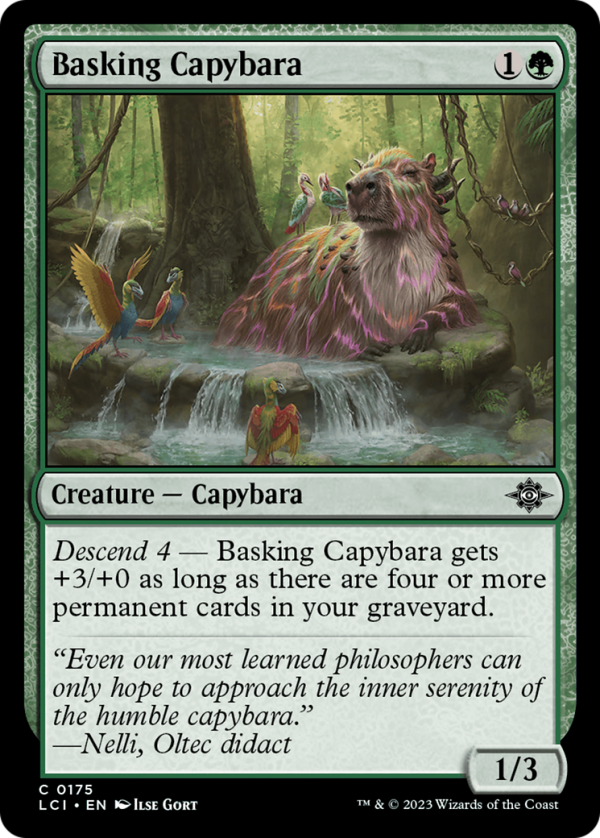 Basking Capybara [The Lost Caverns of Ixalan] Online Hot Sale