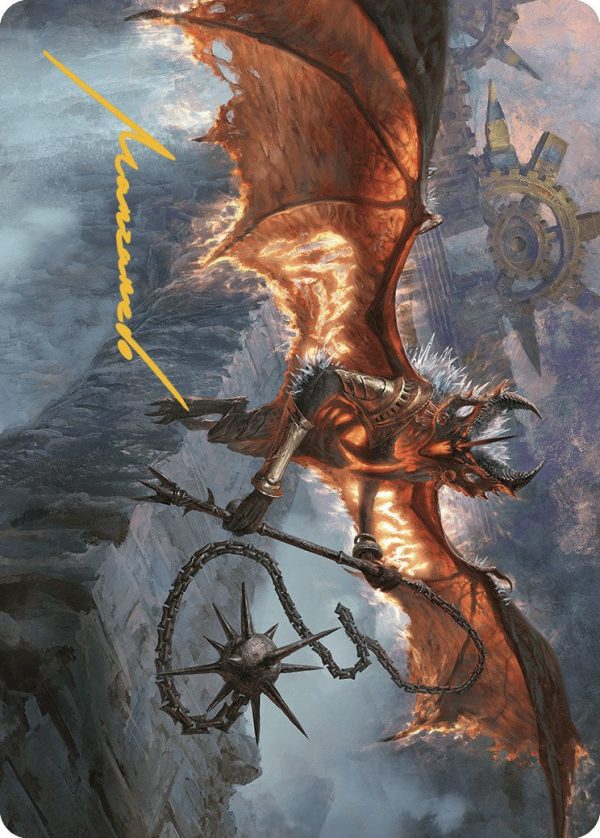 Bloodletter of Aclazotz Art Card (15 81) (Gold-Stamped Signature) [The Lost Caverns of Ixalan Art Series] Fashion