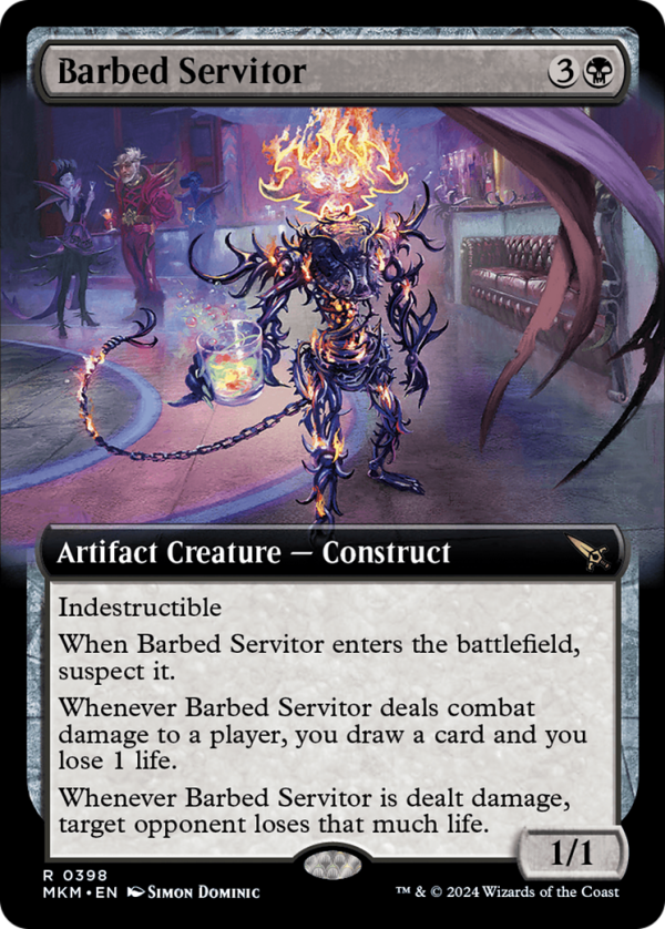 Barbed Servitor (Extended Art) [Murders at Karlov Manor] Discount