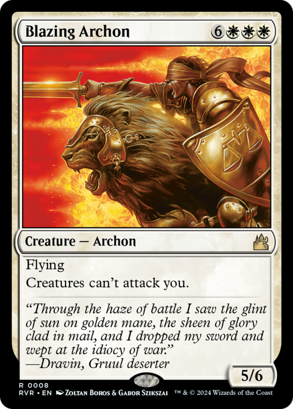 Blazing Archon [Ravnica Remastered] on Sale