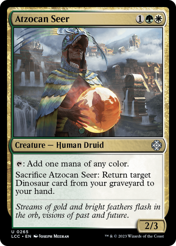 Atzocan Seer [The Lost Caverns of Ixalan Commander] Sale