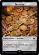 Treasure    Food (0022) Double-Sided Token (Surge Foil) [The Lord of the Rings: Tales of Middle-Earth Tokens] Supply