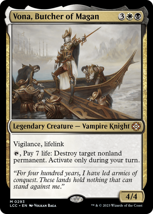 Vona, Butcher of Magan [The Lost Caverns of Ixalan Commander] on Sale