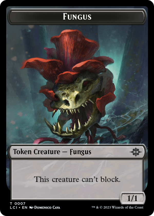 Treasure (0018)    Fungus Double-Sided Token [The Lost Caverns of Ixalan Tokens] Fashion