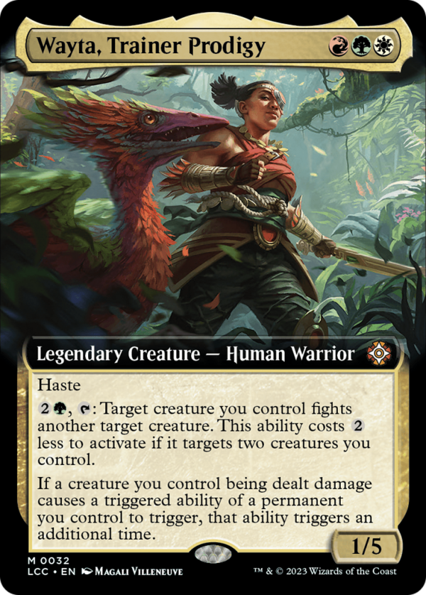 Wayta, Trainer Prodigy (Extended Art) [The Lost Caverns of Ixalan Commander] Sale