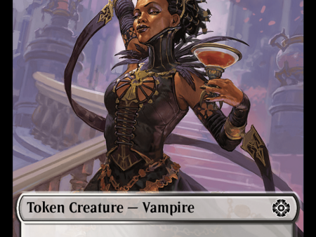 Vampire (0014)    Vampire Demon Double-Sided Token [The Lost Caverns of Ixalan Commander Tokens] Supply