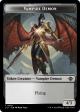 Vampire (0014)    Vampire Demon Double-Sided Token [The Lost Caverns of Ixalan Commander Tokens] Supply