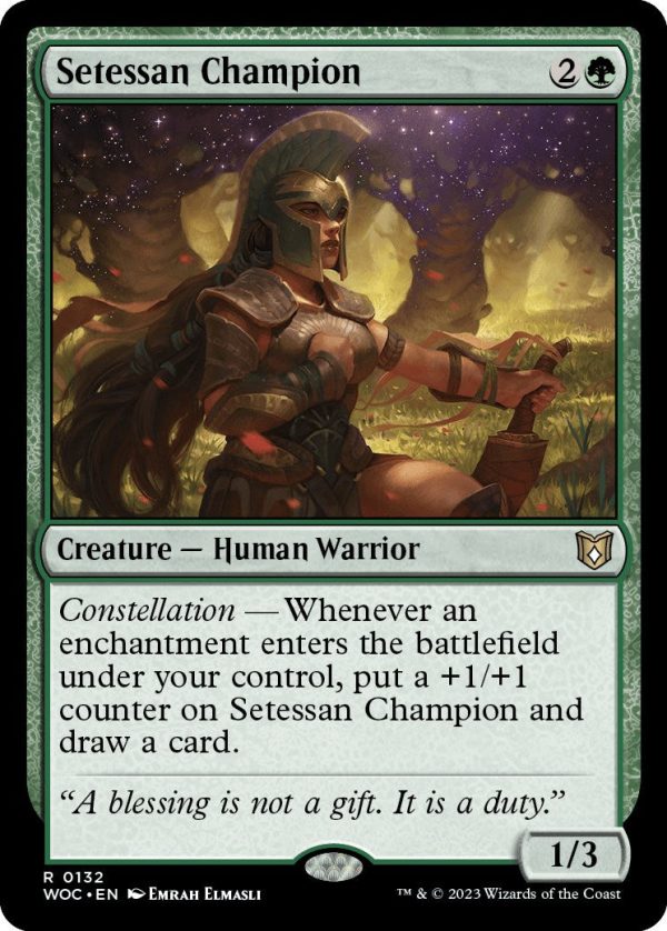 Setessan Champion [Wilds of Eldraine Commander] Hot on Sale