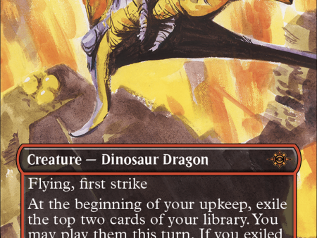 Bonehoard Dracosaur (Borderless) [The Lost Caverns of Ixalan] Supply