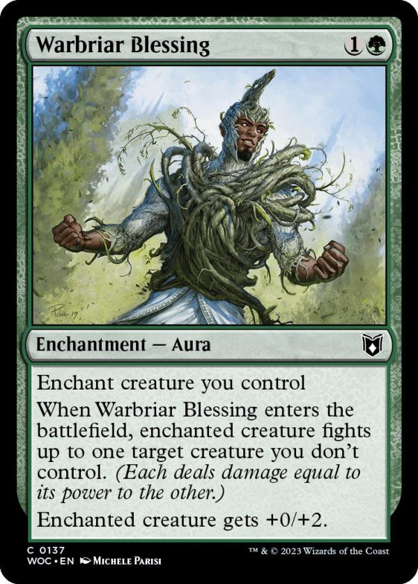 Warbriar Blessing [Wilds of Eldraine Commander] Sale