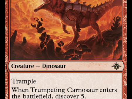 Trumpeting Carnosaur [The Lost Caverns of Ixalan] Cheap