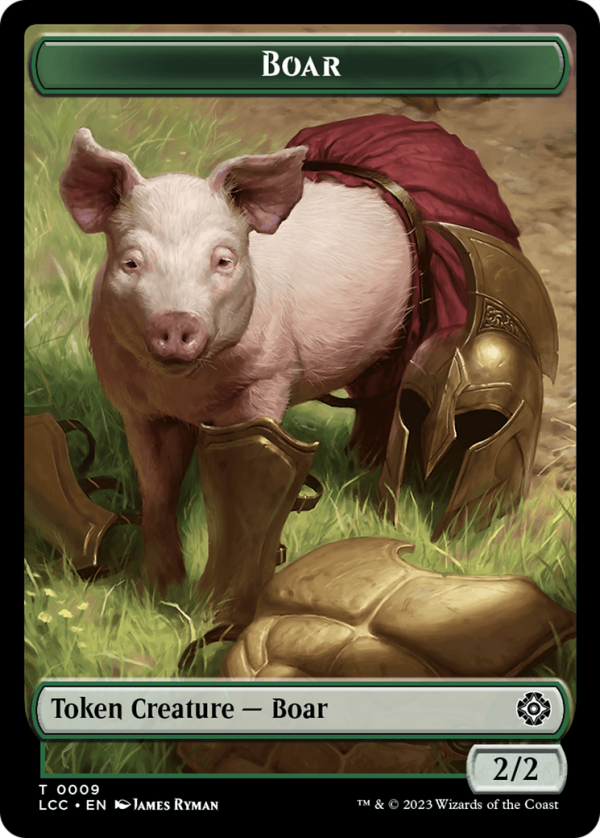 Boar    Merfolk (0003) Double-Sided Token [The Lost Caverns of Ixalan Commander Tokens] For Discount