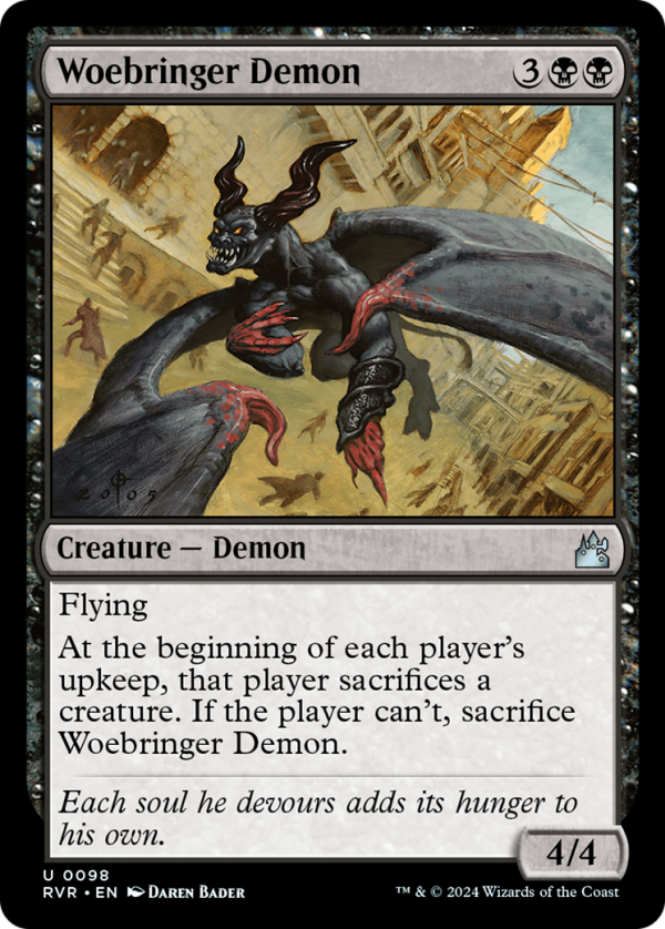 Woebringer Demon [Ravnica Remastered] Cheap