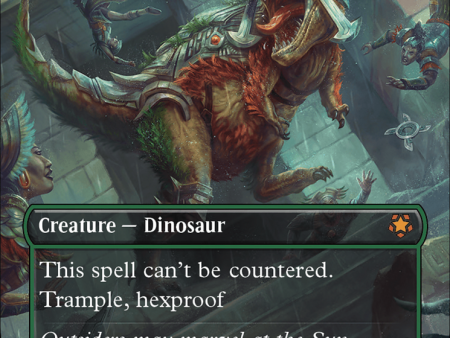 Carnage Tyrant (Borderless) [The Lost Caverns of Ixalan Special Guests] Online now