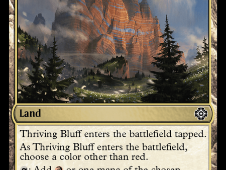 Thriving Bluff [The Lost Caverns of Ixalan Commander] Online now