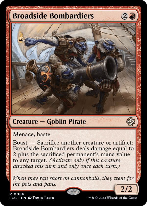 Broadside Bombardiers [The Lost Caverns of Ixalan Commander] Online Hot Sale