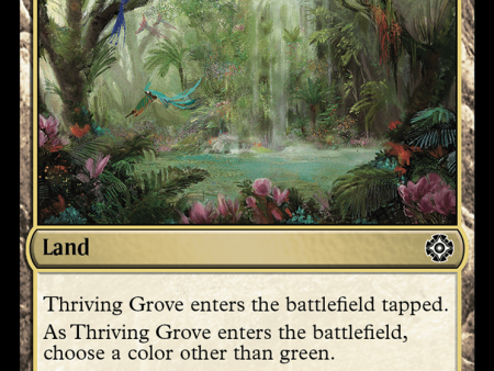 Thriving Grove [The Lost Caverns of Ixalan Commander] Online