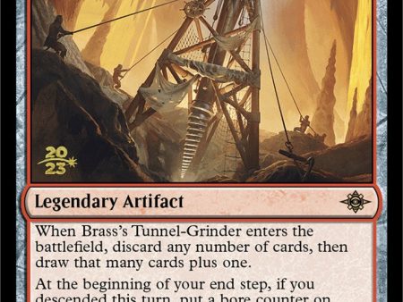 Brass s Tunnel-Grinder    Tecutlan, the Searing Rift [The Lost Caverns of Ixalan Prerelease Cards] Online Sale