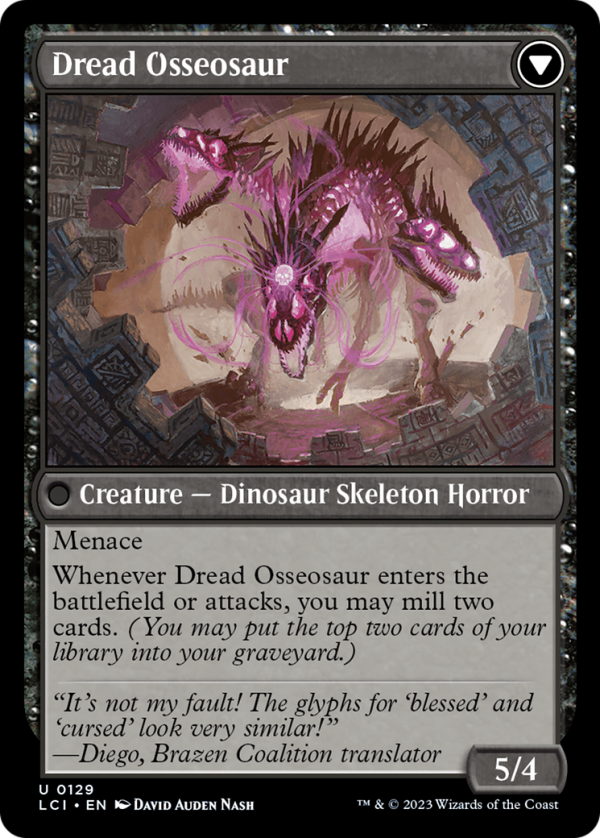 Visage of Dread    Dread Osseosaur [The Lost Caverns of Ixalan] Online