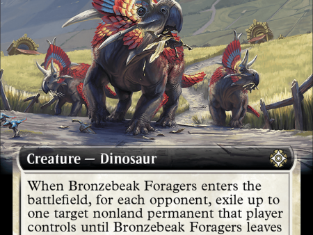 Bronzebeak Foragers (Extended Art) [The Lost Caverns of Ixalan Commander] Online Sale