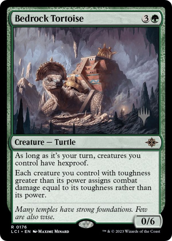 Bedrock Tortoise (Promo Pack) [The Lost Caverns of Ixalan Promos] Fashion