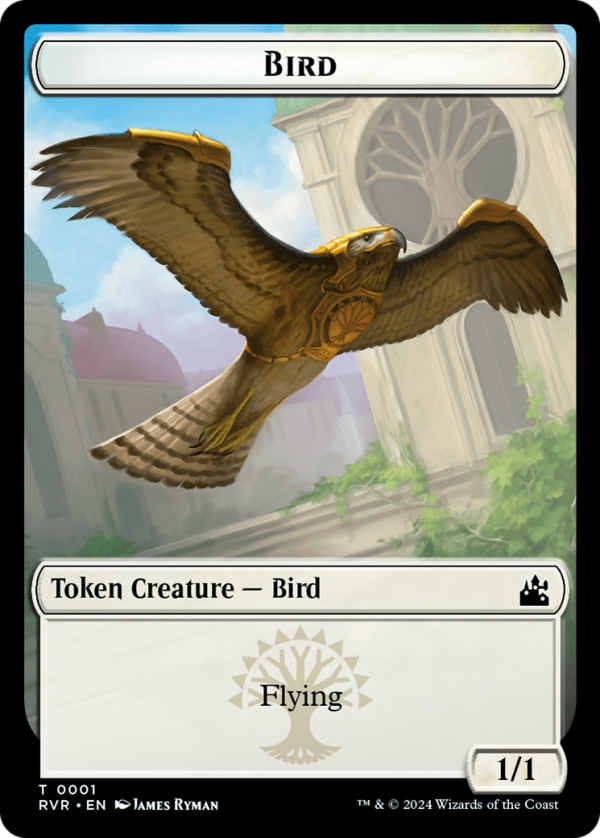 Bird    Bird Illusion Double-Sided Token [Ravnica Remastered Tokens] Hot on Sale