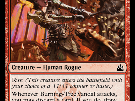 Burning-Tree Vandal [Ravnica Remastered] Fashion