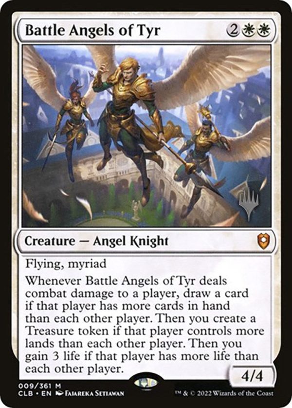 Battle Angels of Tyr (Promo Pack) [The Lost Caverns of Ixalan Promos] on Sale