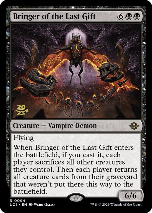 Bringer of the Last Gift [The Lost Caverns of Ixalan Prerelease Cards] Hot on Sale