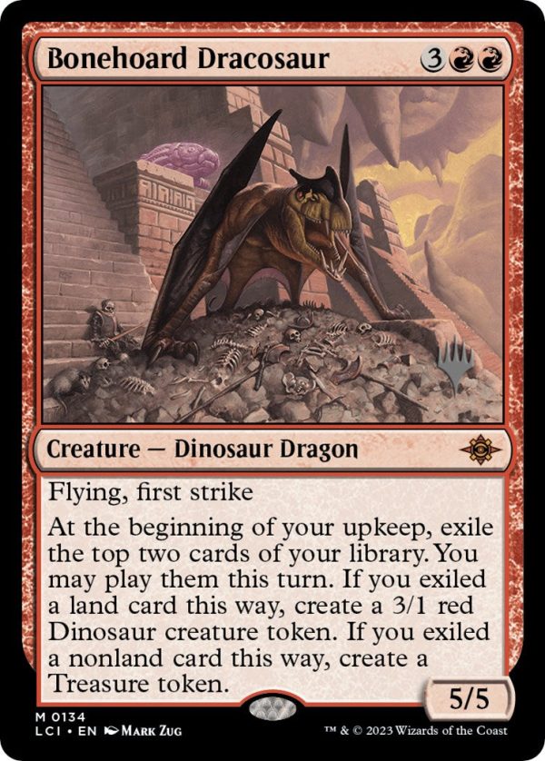 Bonehoard Dracosaur (Promo Pack) [The Lost Caverns of Ixalan Promos] Online Sale